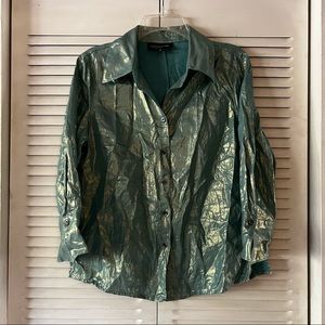 Jones New York collection metallic top